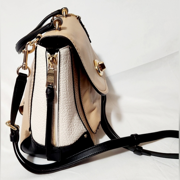 COACH Faye Backpack/Convertible Bag Heather Beige - Picture 6 of 12